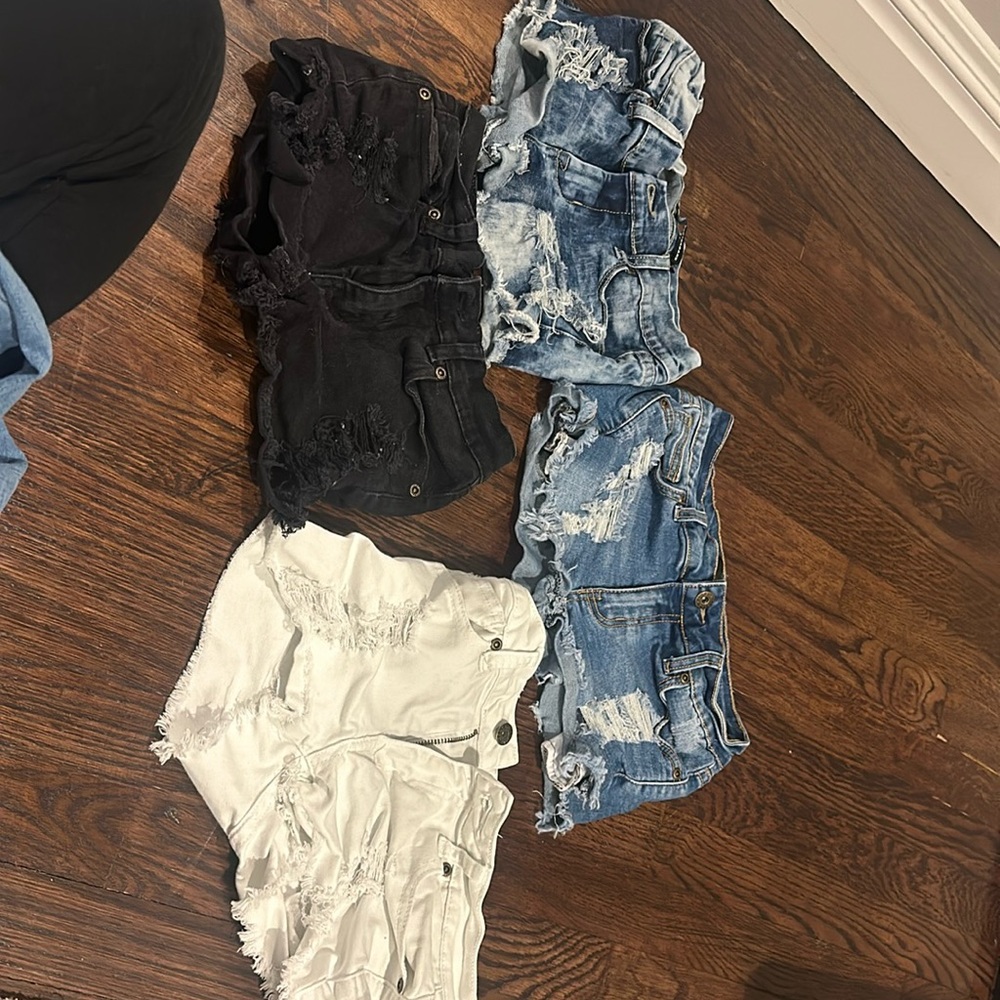 Contraband jean shorts (4). Size 14. Selling All 4 for $45